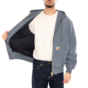 OG Active Jacket Cozy Blue - Giacca con Cappuccio e Zip Uomo Blu I034820 3IT4O CARHARTT WIP 