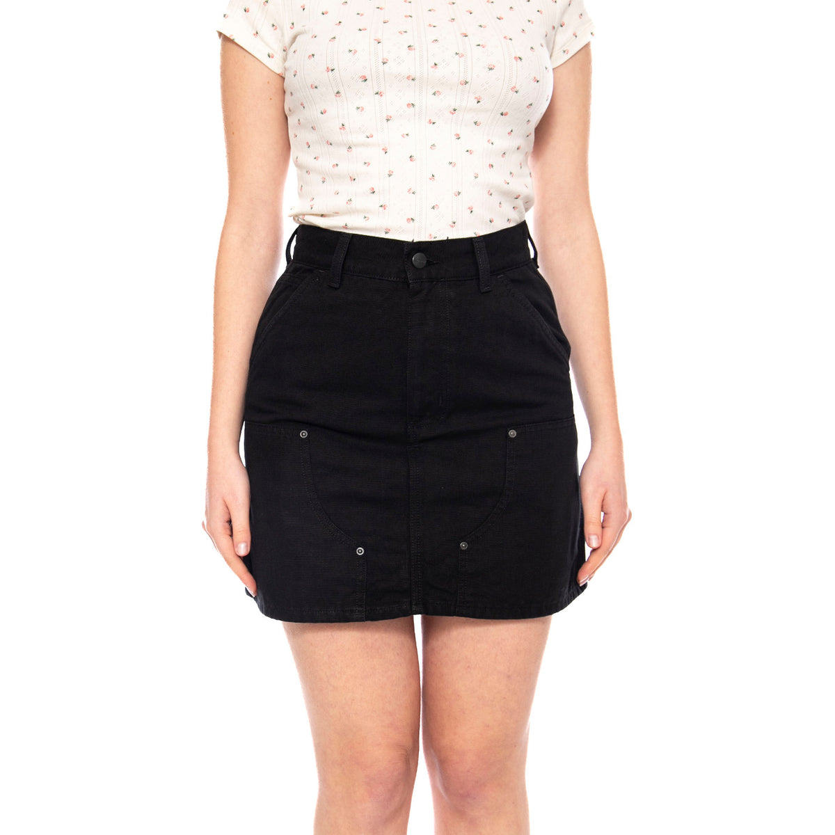 W' Maeve Double Knee Skirt - Gonna Donna Nera I034836 8906 CARHARTT WIP 