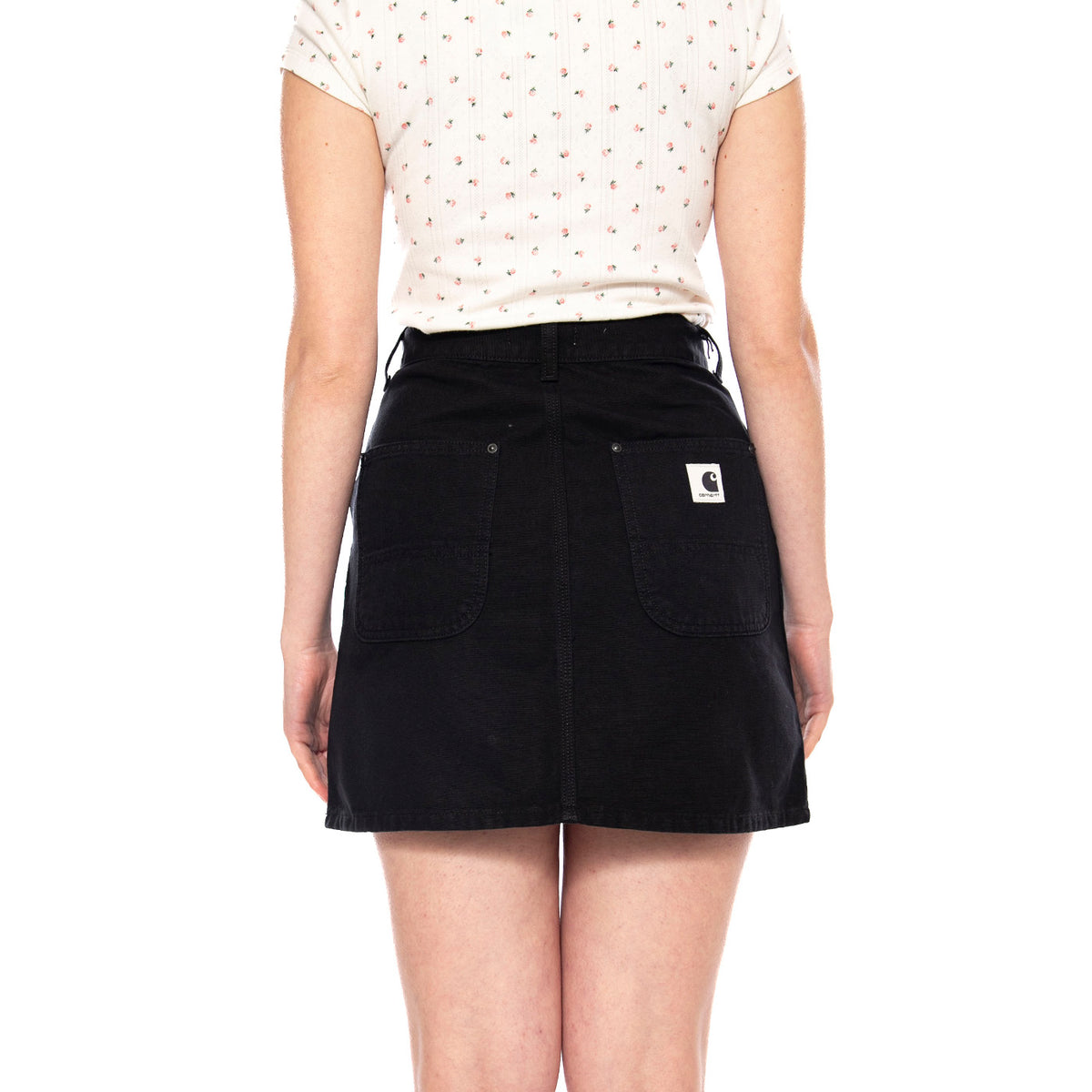 W' Maeve Double Knee Skirt - Gonna Donna Nera I034836 8906 CARHARTT WIP 