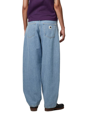 W' BRANDON PANT BLUE STONE BLEACHED - Pantaloni Denim Jeans Donna Blu I035892 112 CARHARTT WIP 