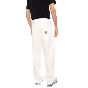 Brandon Pant - Pantaloni Uomo Bianchi I035893 0202 CARHARTT WIP 