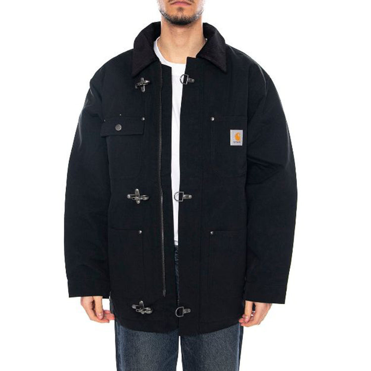 ADAIR COAT BLACK / BLACK - Giacca Uomo Nera I035969 00EXX CARHARTT WIP 