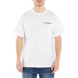 S/S ARCHIVE SCRIPT T-SHIRT WHITE - Camiseta Cuello Redondo Hombre Blanca Hombre CARHARTT WIP