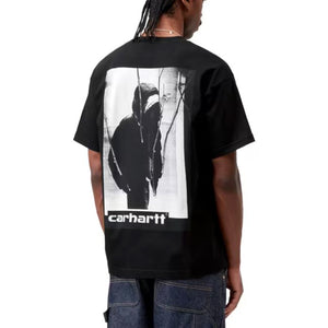 S/S ARCHIVE SCRIPT T-SHIRT BLACK - Maglietta Girocollo Uomo Nera I036001 89XX CARHARTT WIP 