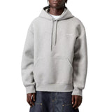 HOODED ALDA SWEAT GREY HEATHER / WHITE - Men's Hooded Sweatshirt Grey - CARHARTT WIP
