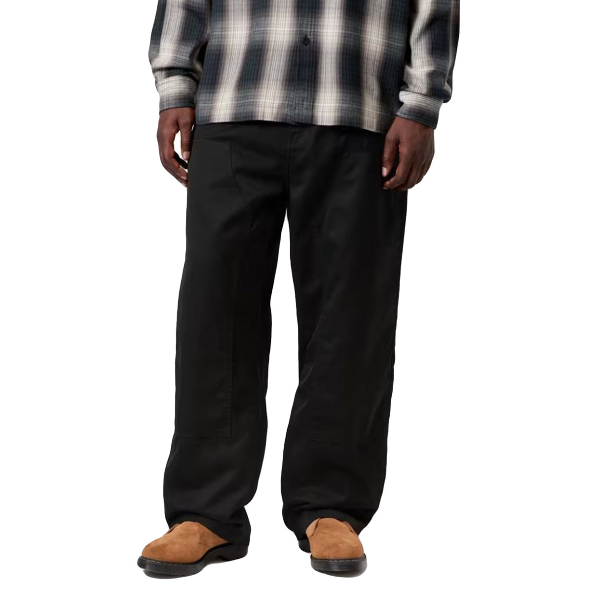 BRADY DOUBLE KNEE CHINO PANT - Pantaloni Uomo Neri I036093 8902 CARHARTT WIP 