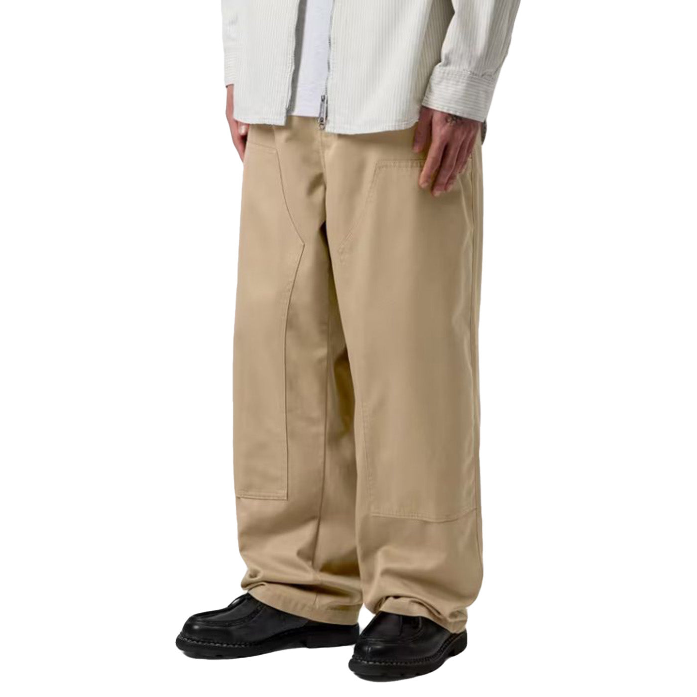 BRADY DOUBLE KNEE CHINO PANT LEATHER - Pantaloni Uomo Beige I036093 8Y02 CARHARTT WIP 