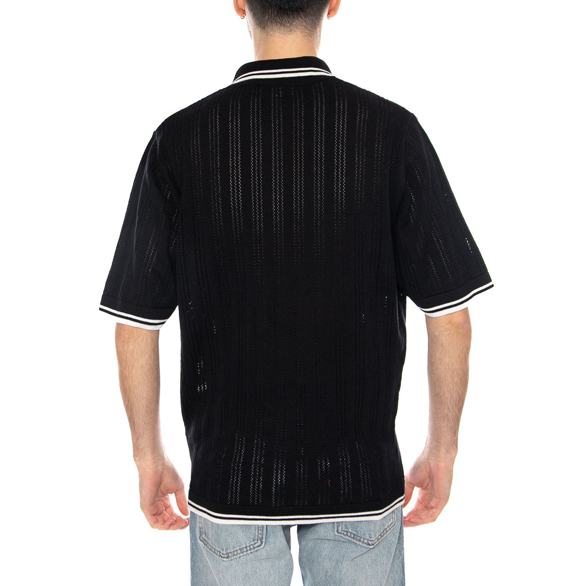 S/S Ramsey Polo Black / Was - Polo Uomo Nera I036168 K02XX CARHARTT WIP 