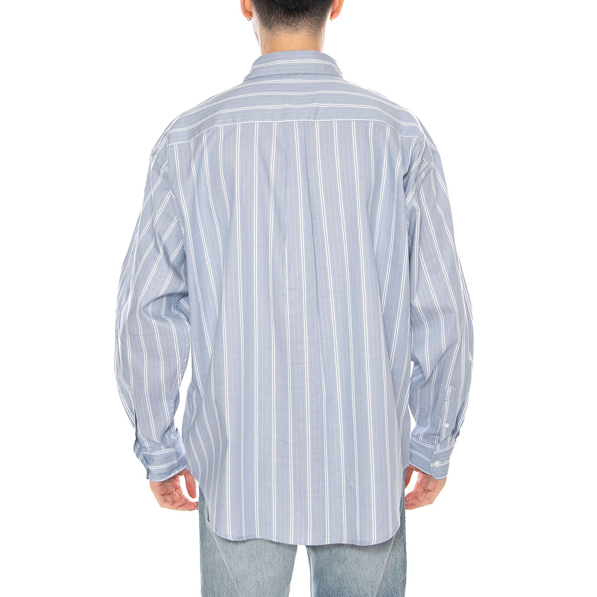 L/S Beale Shirt Beale Stripe, Gentle Blue - Camicia Uomo Blu I036201 3ODXX CARHARTT WIP 