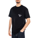 S/S Longhand Pocket T-Shirt Black / White - Camiseta Cuello Redondo Hombre Negro CARHARTT WIP