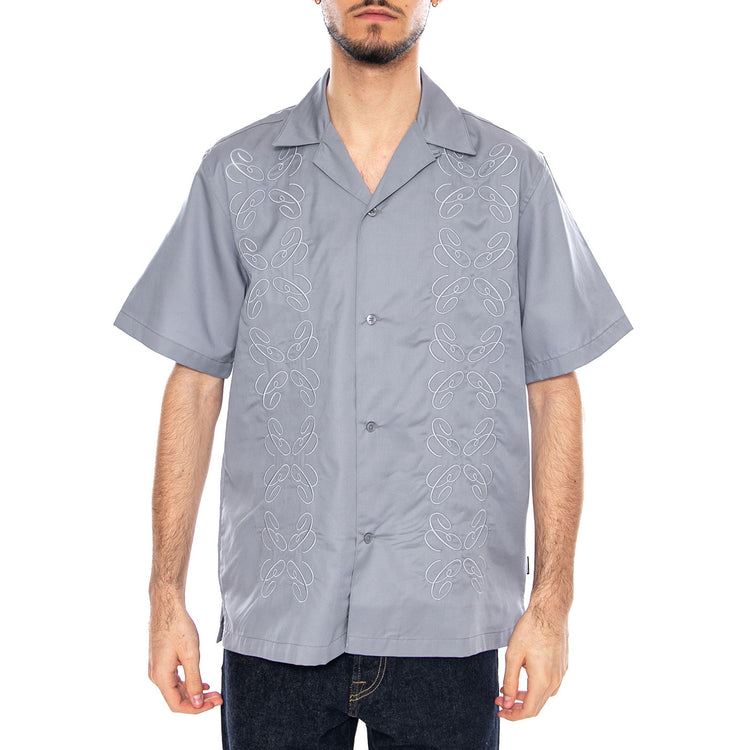S/S Signet Shirt Mirror - Camicia Maniche Corte Uomo Blu I036227 1NKXX CARHARTT WIP 
