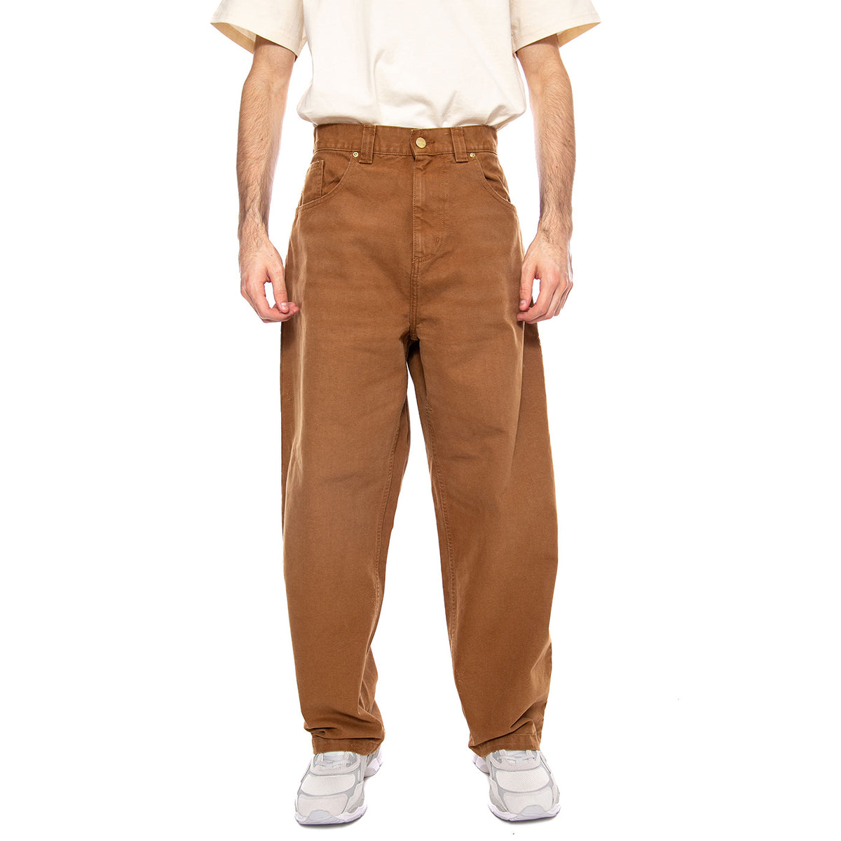 Brandon Pant Hemilton Brown - Pantaloni Uomo Marroni I036311 HZB7 CARHARTT WIP 