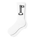 LOCKED SOCKS WHITE - White Socks ACCESSORIES CARHARTT WIP