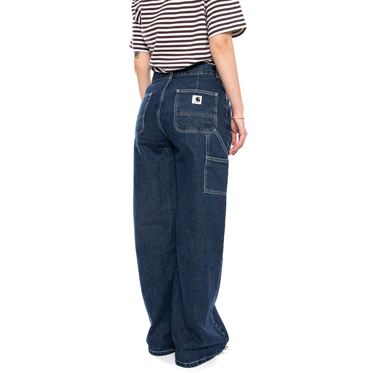 W' Jens Pant Blue - Pantaloni Denim Jeans Donna Blu I036599 0106 CARHARTT WIP 