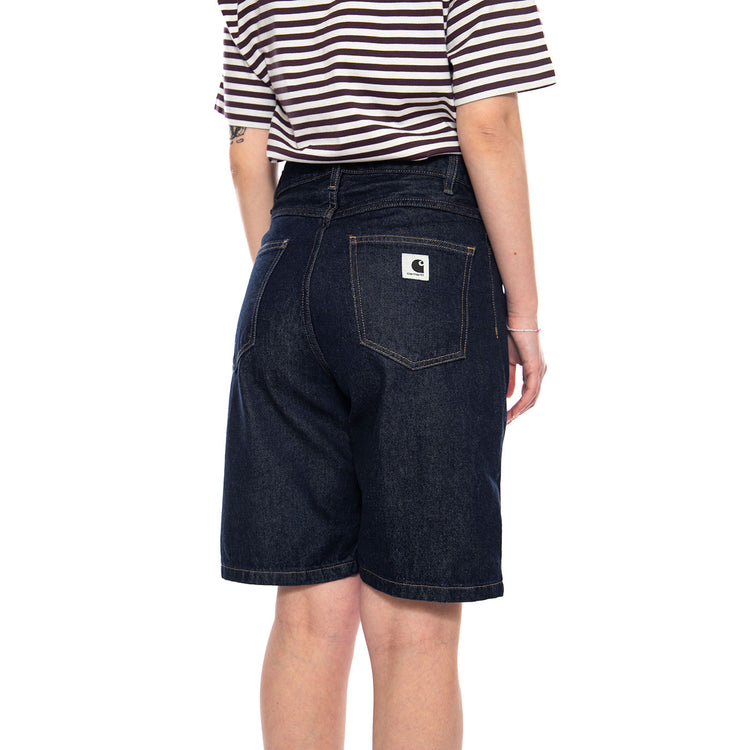 W' Brandon Short Blue - Pantaloncini Donna Blu I037021 0102 CARHARTT WIP 
