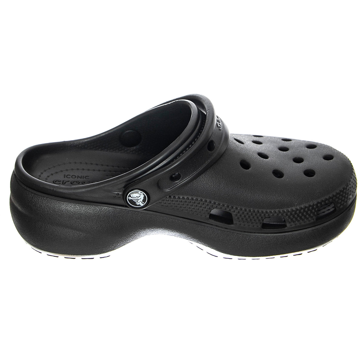 Classic Platform Clog Black - Sandali Donna Neri CR.206750 BLK CROCS 