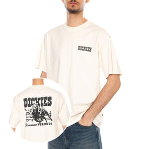 BUTCHELL SS TEE EGYPT - Maglietta Girocollo Uomo Bianca DK0A883B C481 DICKIES 