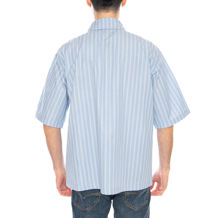 Venedocia Stripe Shirt Navy Stripe - Camicia Maniche Corte Uomo Blu DK0A88GU L39 DICKIES 
