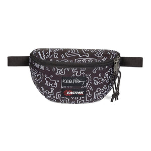 SPRINGER KEITHHARINGBLACK - Marsupio Nero Collaborazione con Keith Haring EK000074 6Z21 EASTPAK 