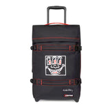 TRANSIT'R S KEITHHARING3EYE - Black Wheeled Luggage Keith Haring Collaboration EASTPAK ACCESSORIES
