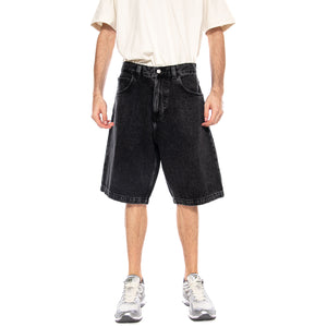 Worker Short Black - Bermuda Denim Jeans Uomo Neri I034934.89.0M. 89.0M EDWIN 
