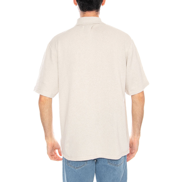 Rick Polo Glacier Grey - Polo con Zip Uomo Grigia I036581.21M.67. 21M.67 EDWIN 
