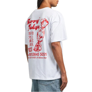 SORRY TOKYO TS WHITE - Maglietta Girocollo Uomo Bianca I036640.02.67. 02,67 EDWIN 