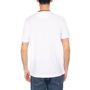 ELTON SS WHITE - Maglietta Girocollo Uomo Bianca F4KFF054 104 FARAH 