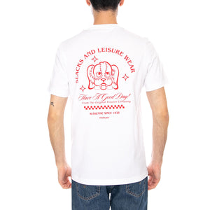 BYRON GRAPHIC SS - Maglietta Girocollo Uomo Bianca F4KSG040 104 FARAH 