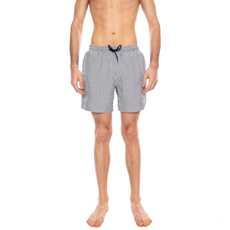 Colbert Seersucker Swim True Navy - Costume da Bagno Uomo Blu F4SSE078 412 FARAH 