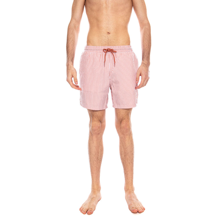 Colbert Seersucker Swim Coral Reef - Costume da Bagno Uomo Rosa F4SSE078 611 FARAH 
