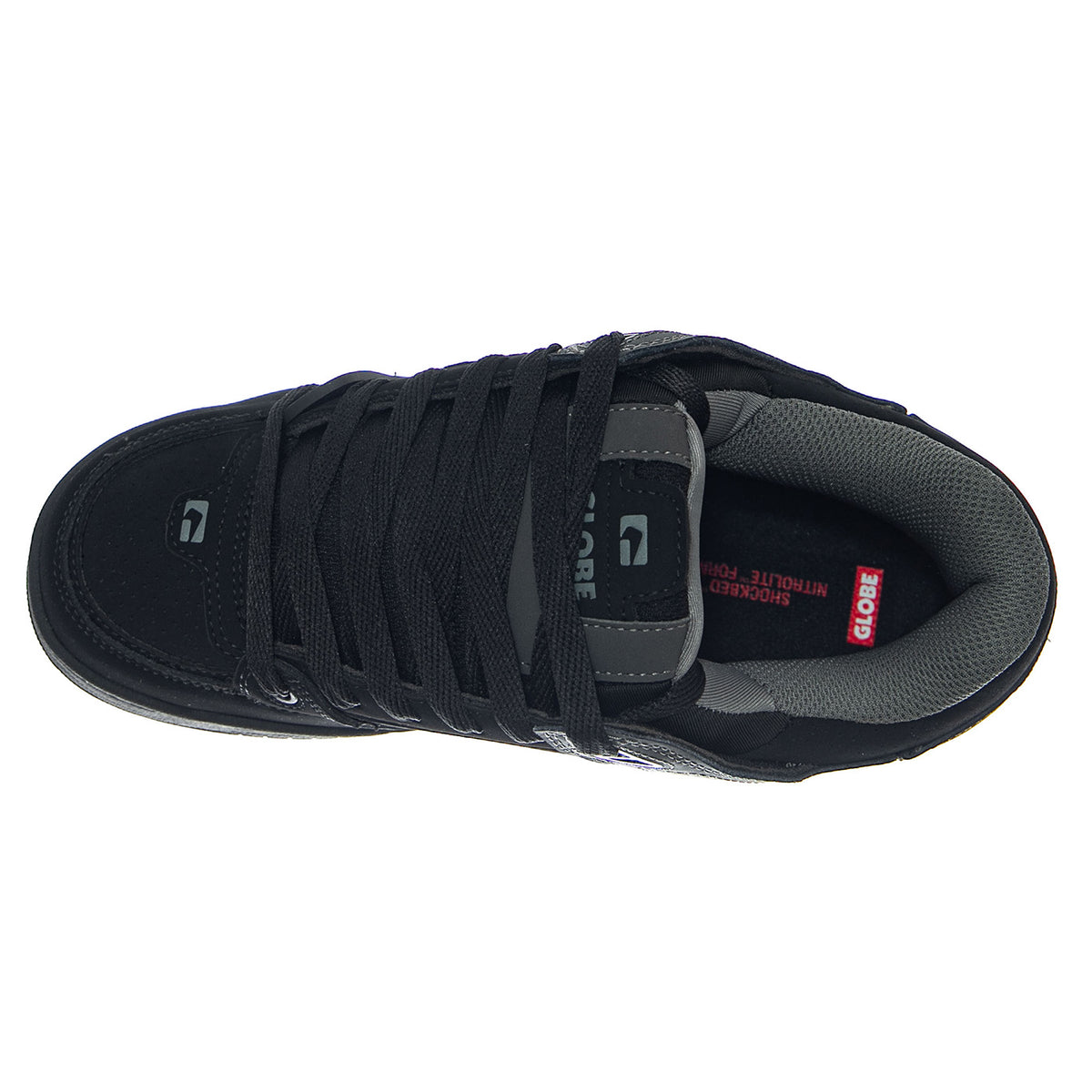 Fusion Black/White - Scarpe Stringate Uomo Nere GBFUS 10864 GLOBE 