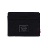 CHARLIE CARDHOLDER BLACK TONAL - Black Wallet HERSCHEL ACCESSORIES