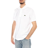 Short-sleeved T-shirt - White Polo Shirt with Lacoste Logo for Men LACOSTE