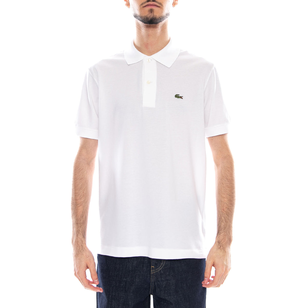 Maglietta M/C - Polo Lacoste con Logo Uomo Bianca PH9851 001 LACOSTE 