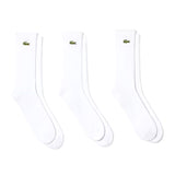 Socks - Set of 3 White Socks with Lacoste Logo LACOSTE ACCESSORIES