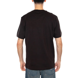 T-SHIRT BLACK - Maglietta Maniche Corte Uomo Nera TH7318 3LA LACOSTE 