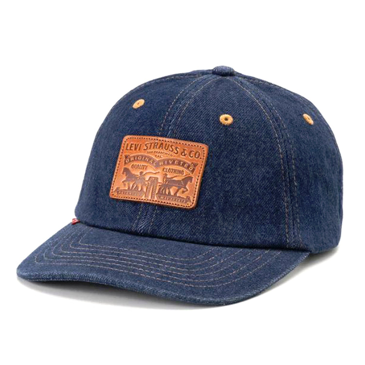 Relaxed Dad Heritage Cap - Indigo Rinse 2 - Cappellino con Visiera Blu 000A9 0005 LEVIS 