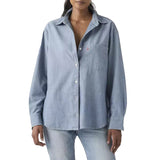HARLIE BOYFRIEND SHIRT GOOD DAZE - Women's Blue Shirt Women's LEVIS
