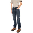 501® Levi's® Original - Chill White - Denim Jeans Uomo Blu Scuro 00501 3852 LEVIS 