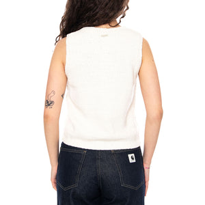 Helen Mini Boucle Vest - Tofu Cotton - Gilet Donna Bianco 005AB 0000 LEVIS 