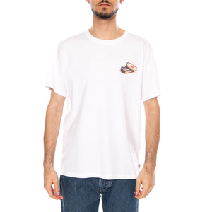 SS RELAXED FIT TEE - COASTAL CREATIVE FRESH AND SMOOTH PUMICE STONE - Maglietta Girocollo Uomo Bianca 16143 2386 LEVIS 