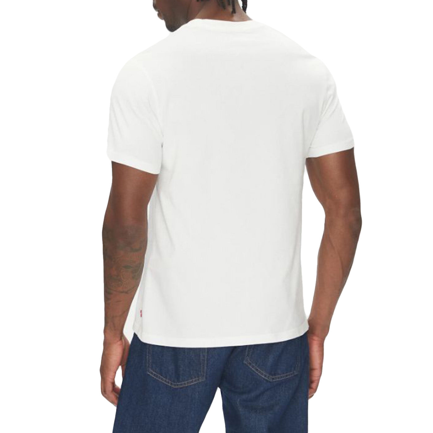 Graphic Crewneck Tee Color BW White + GR White - Maglietta Girocollo Uomo Bianca 22491-1693 White LEVIS 