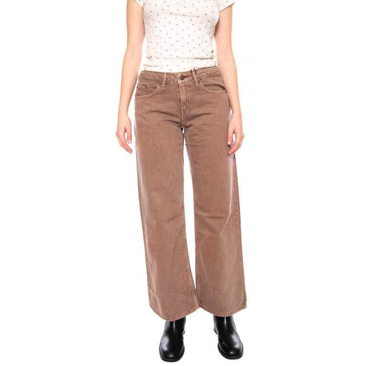 Low Loose - Good Grades Tencel - Pantaloni Donna Marroni A5566 0062 LEVIS 