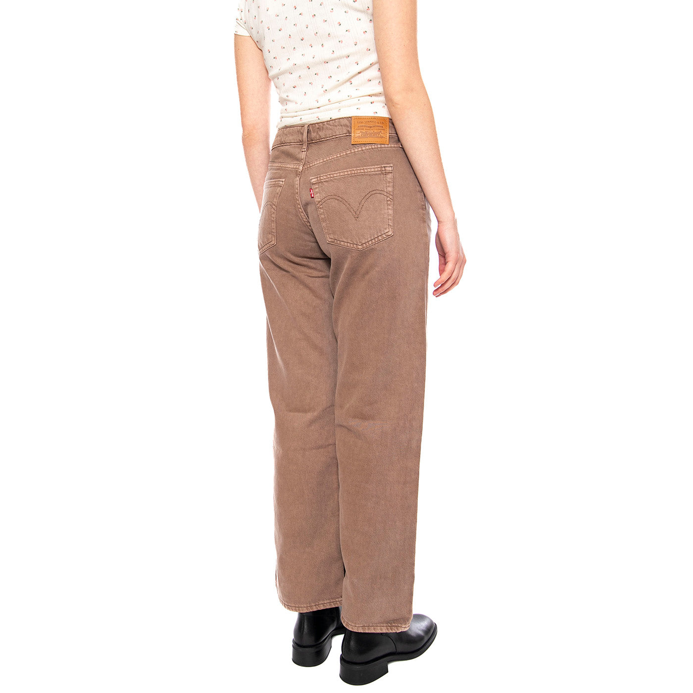 Low Loose - Good Grades Tencel - Pantaloni Donna Marroni A5566 0062 LEVIS 