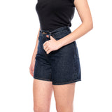 High Baggy Short - Snowing In LA - Women's Bermuda Denim Jeans Dark Blue Women's LEVIS