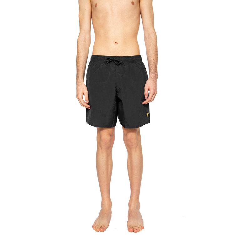 Plain Swim Short Jet Black - Costume da Bagno Uomo Nero SH1204VB Z86 LYLE & SCOTT 