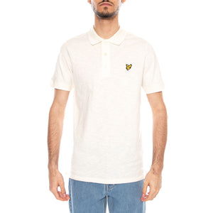 Fine Slub Polo Shirt Ice Cream - Polo Uomo Crema SP2401V Y12 LYLE & SCOTT 