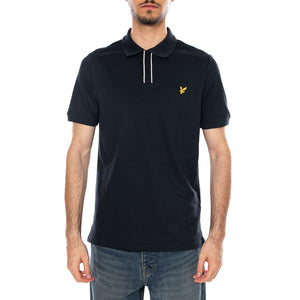 PLACKET TIPPED POLO SHIRT DARK NAVY - Polo Uomo Blu SP2409V Z27 LYLE & SCOTT 