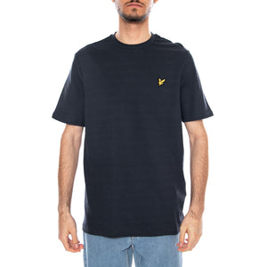 Popcorn Jacquard T-shirt Navy Blue - Maglietta Girocollo Uomo Blu TS2406V Z27 LYLE & SCOTT 